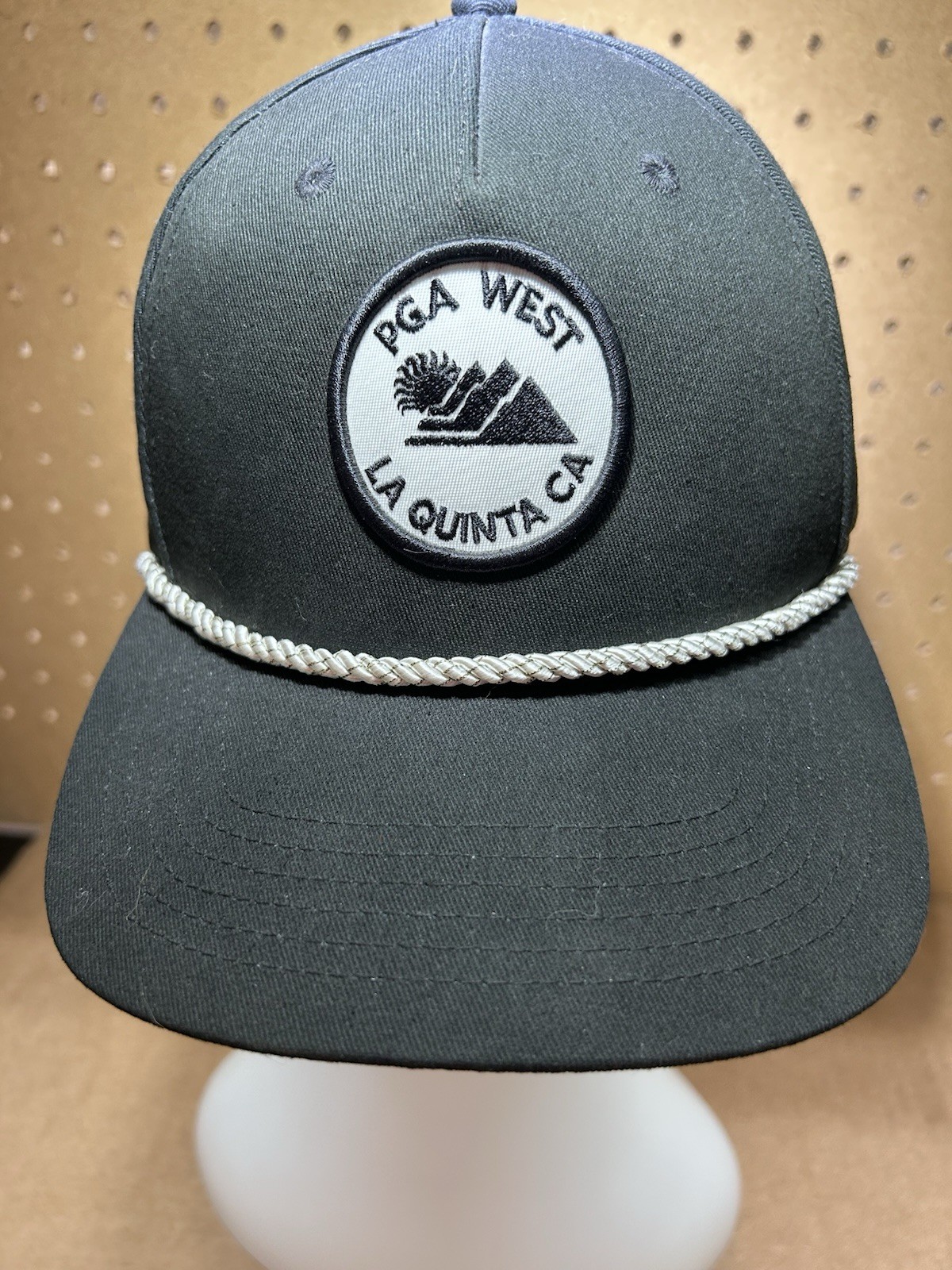 La Quinta Vtg Rare Golf Hat Country Club PGA West CA California-Black SnapBack La Quinta Vtg Rare Golf Hat Country Club PGA West CA California-Black SnapBack