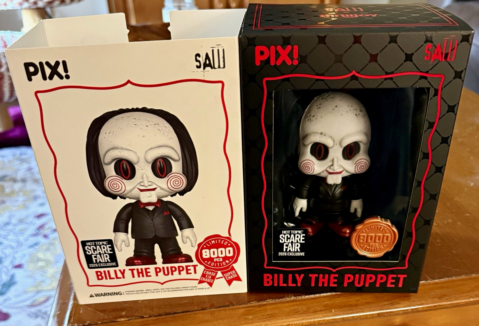Thrilljoy PIX Saw Billy the Puppet Hot Topic Scare Fair Hero LE 8000 Thrilljoy PIX Saw Billy the Puppet Hot Topic Scare Fair Hero LE 8000