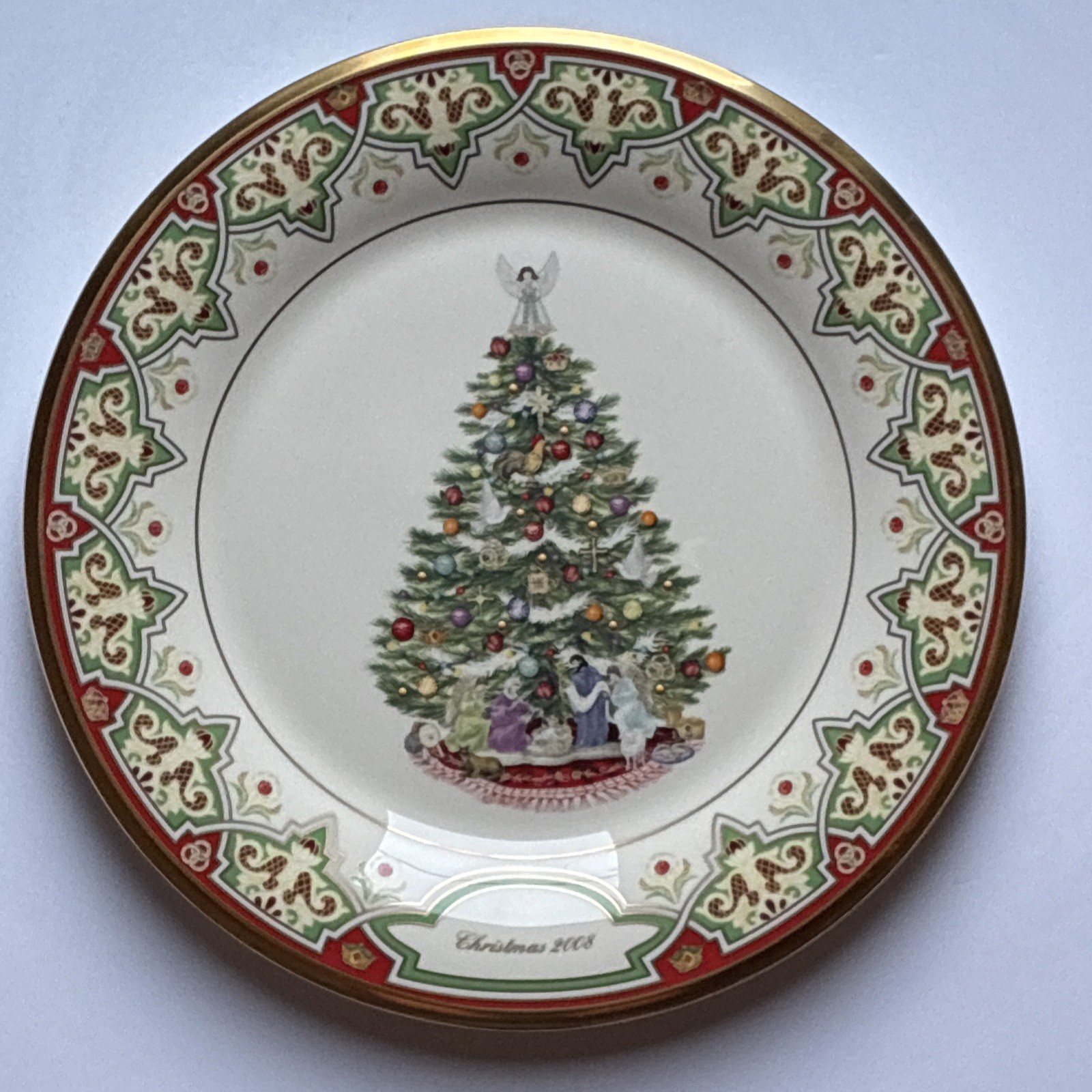 New 2008 Numbered Lenox Christmas Trees Around The World SPAIN Plate Series #18 New 2008 Numbered Lenox Christmas Trees Around The World SPAIN Plate Series #18