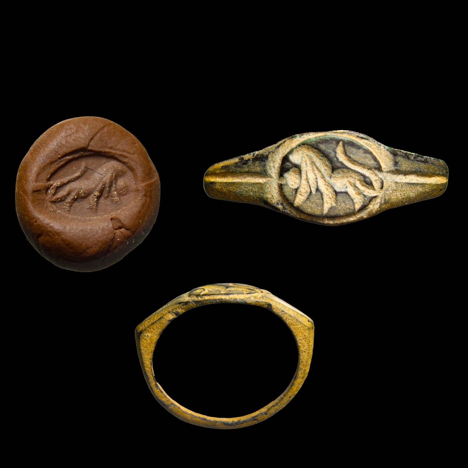Ancient Mesopotamian Bronze Lion Signet Seal Antiquity Museum Grade Genuine Ancient Mesopotamian Bronze Lion Signet Seal Antiquity Museum Grade Genuine