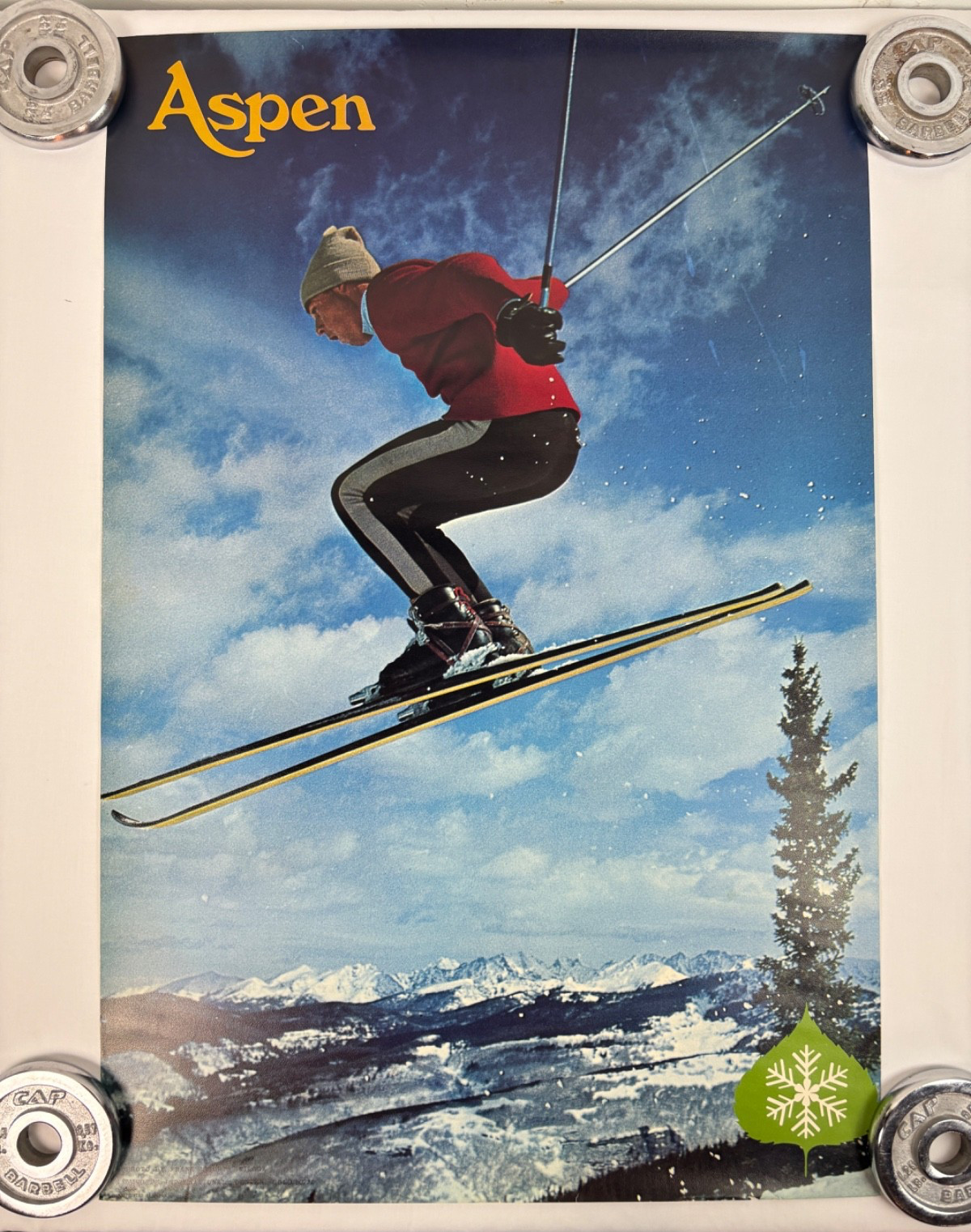 VTG 1970s 80s Aspen Colorado Ski Poster By Frank "Shorty" Wilcox 20" x 30" VTG 1970s 80s Aspen Colorado Ski Poster By Frank "Shorty" Wilcox 20" x 30"