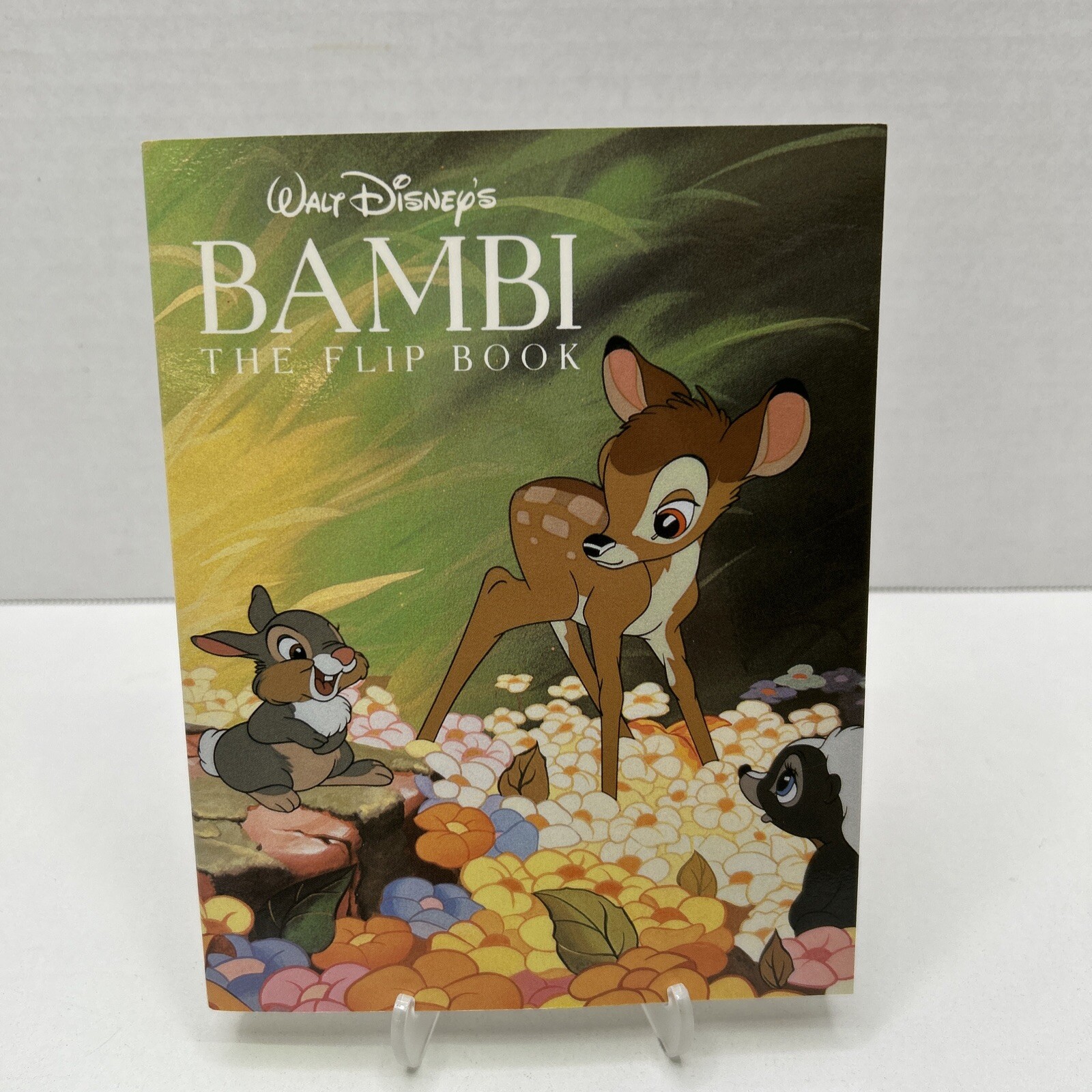 Vintage Disney's BAMBI THE FLIP BOOK Signed By 4 READ, SEE PHOTOS Vintage Disney's BAMBI THE FLIP BOOK Signed By 4 READ, SEE PHOTOS