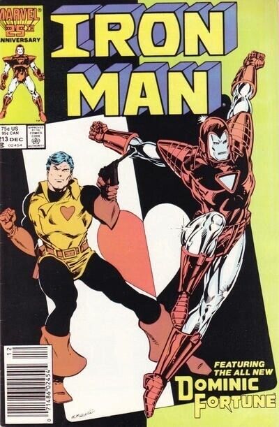 Iron Man (1968) #213 Newsstand VF. Stock Image