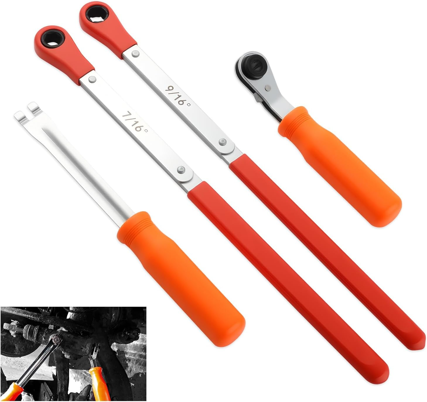 Slack Adjusting Tool Wrench Kit for Heavy-DutyLong Haul Truck and Trailer Slack Adjusting Tool Wrench Kit for Heavy-DutyLong Haul Truck and Trailer