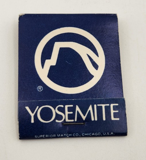 Vintage Yosemite National Park Matchbook | Ahwahnee Curry Village Lodge Ephemera Vintage Yosemite National Park Matchbook | Ahwahnee Curry Village Lodge Ephemera