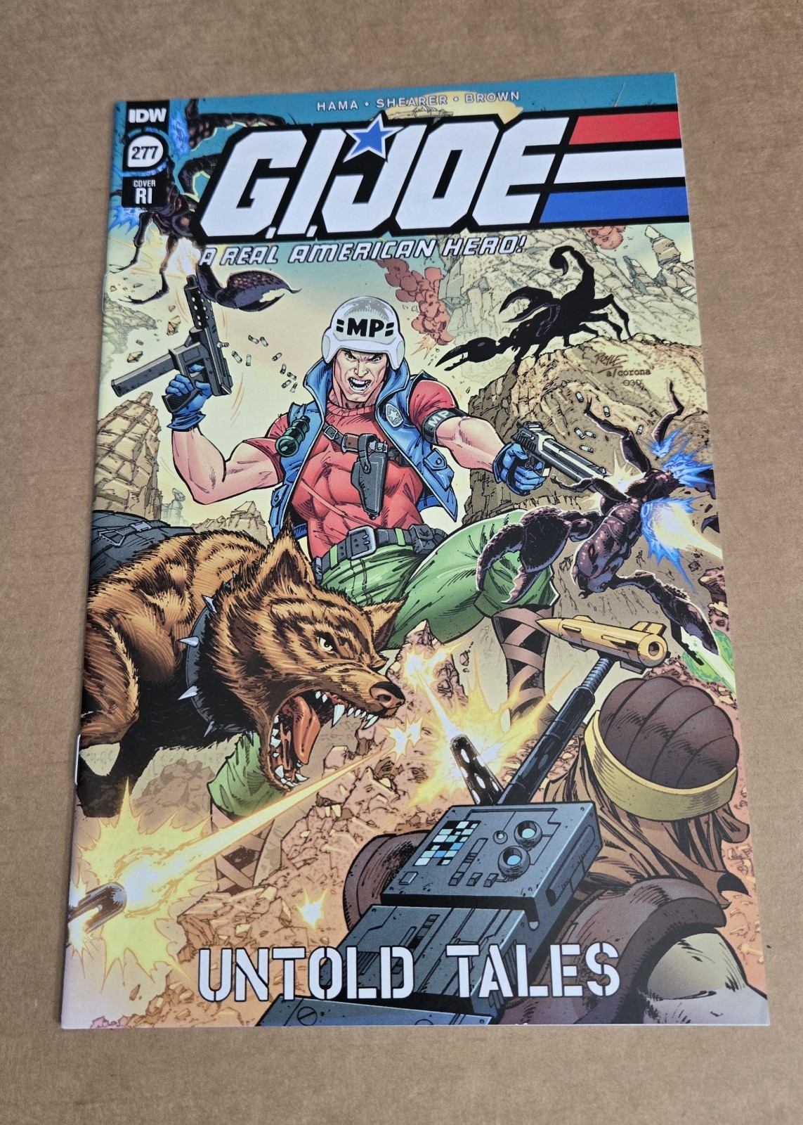 HTF G.I. Joe A Real American Hero #277 RI Cover John Royle IDW HTF G.I. Joe A Real American Hero #277 RI Cover John Royle IDW