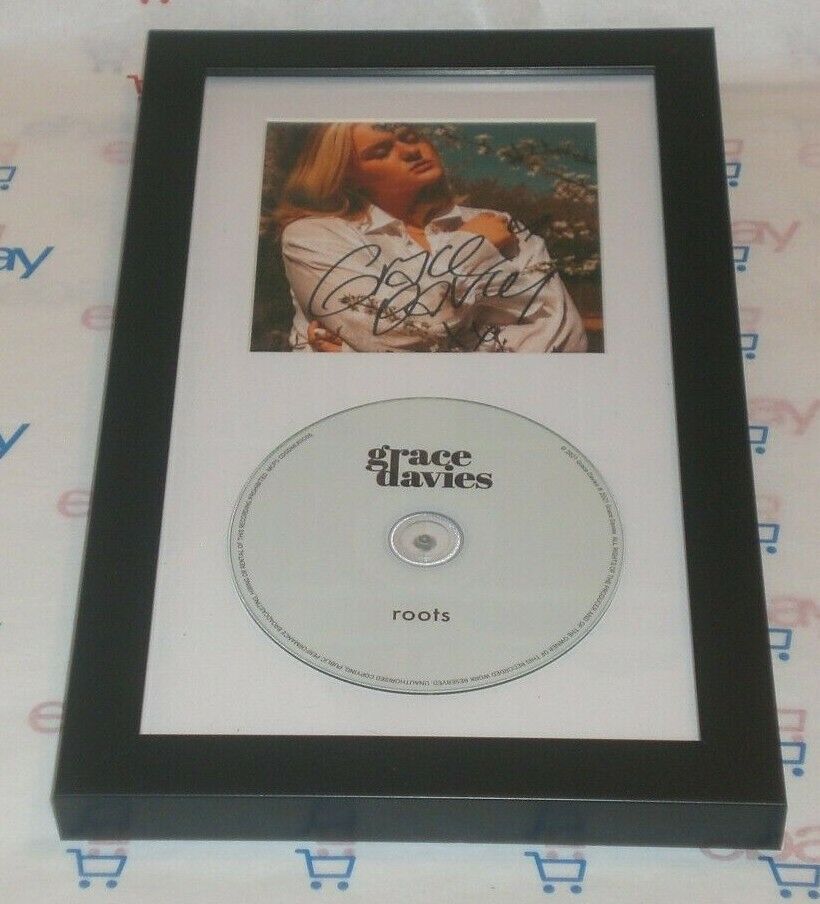 GRACE DAVIES SIGNED & FRAMED ROOTS AMAZING CD DISPLAY AUTOGRAPH COA X FACTOR