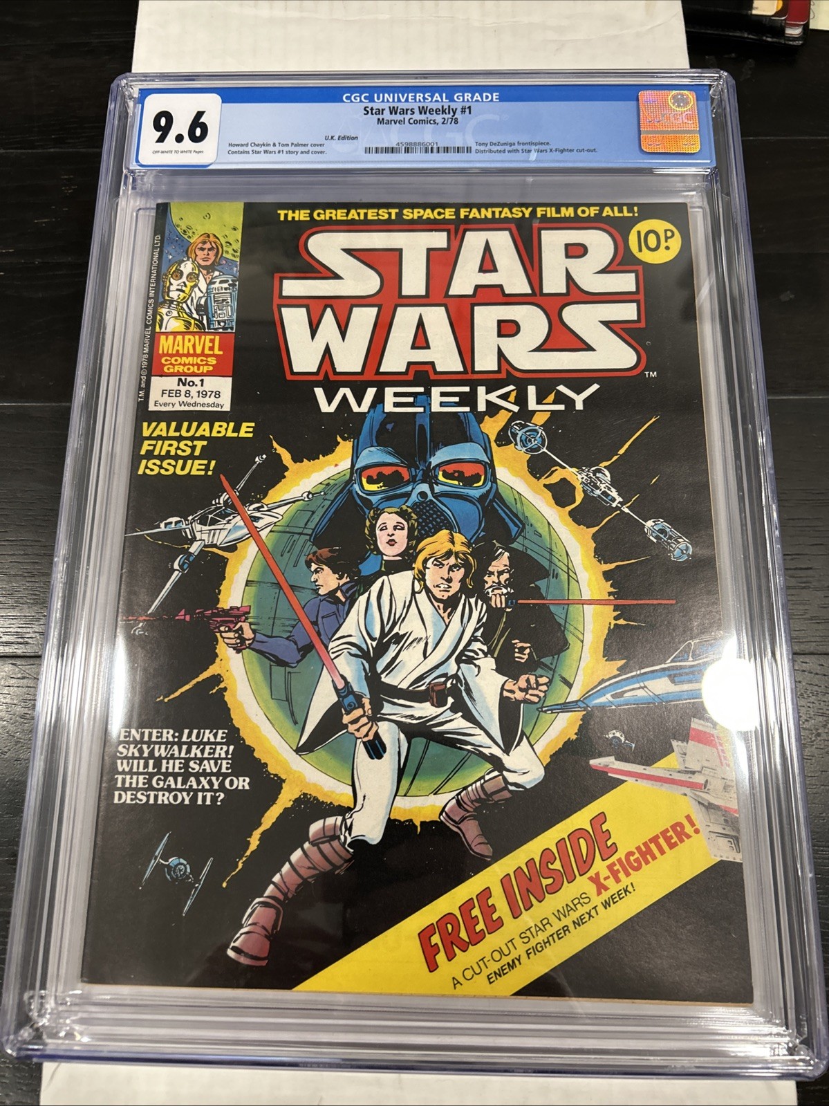 Star Wars Weekly #1 - CGC 9.6 - Rare UK Edition (1978) Star Wars Weekly #1 - CGC 9.6 - Rare UK Edition (1978)