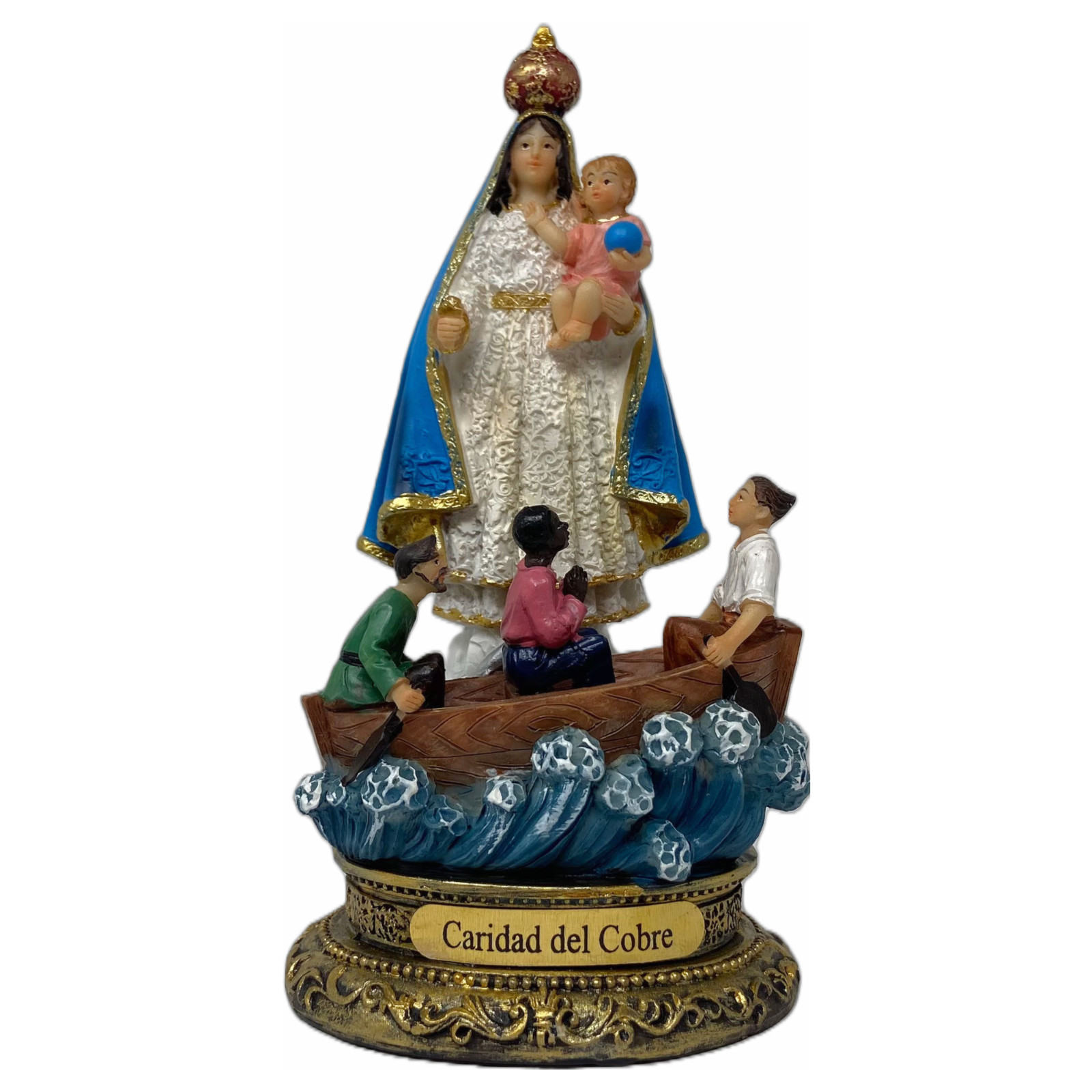 Virgen Caridad Del Cobre 6" Inch Religious Figure Our Lady of Charity