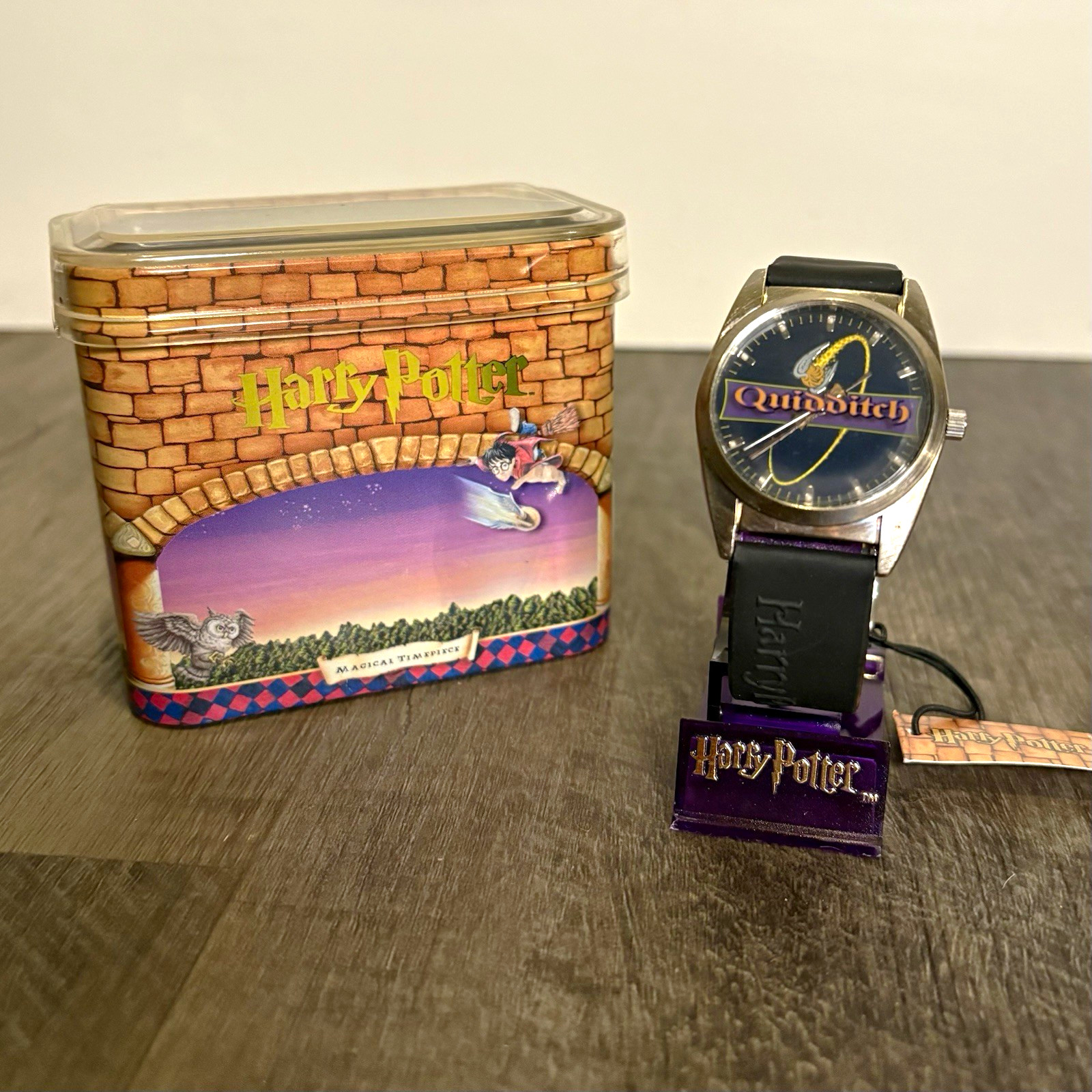 Vintage 2001 Harry Potter “Quidditch” Watch New w/ Tags + Tin (Complete) Vintage 2001 Harry Potter “Quidditch” Watch New w/ Tags + Tin (Complete)