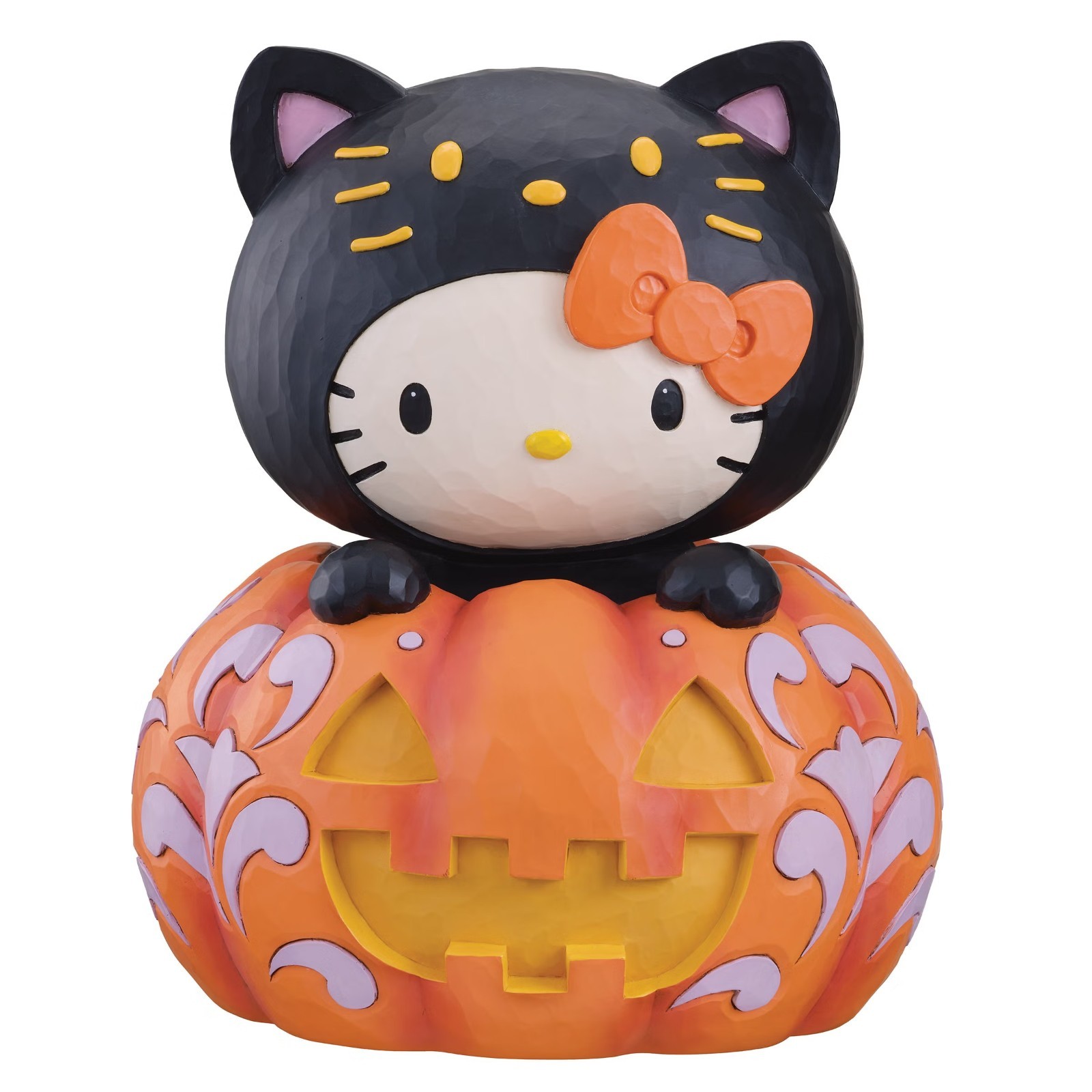 15” Hello Kitty Jack-O-Lantern by Jim Shore Halloween Statue Pumpkin GLOWS NEW 15” Hello Kitty Jack-O-Lantern by Jim Shore Halloween Statue Pumpkin GLOWS NEW