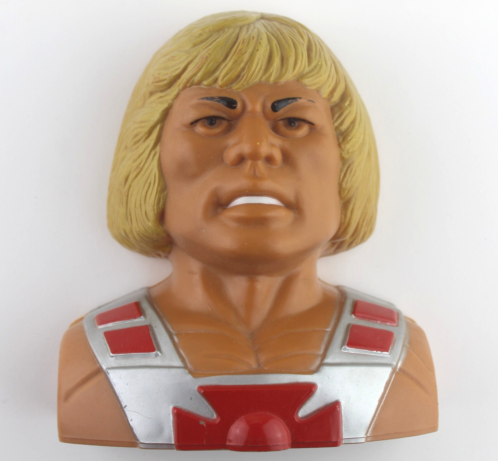 Vintage 1984 Mattel He-Man MOTU Coin Bank Vintage 1984 Mattel He-Man MOTU Coin Bank