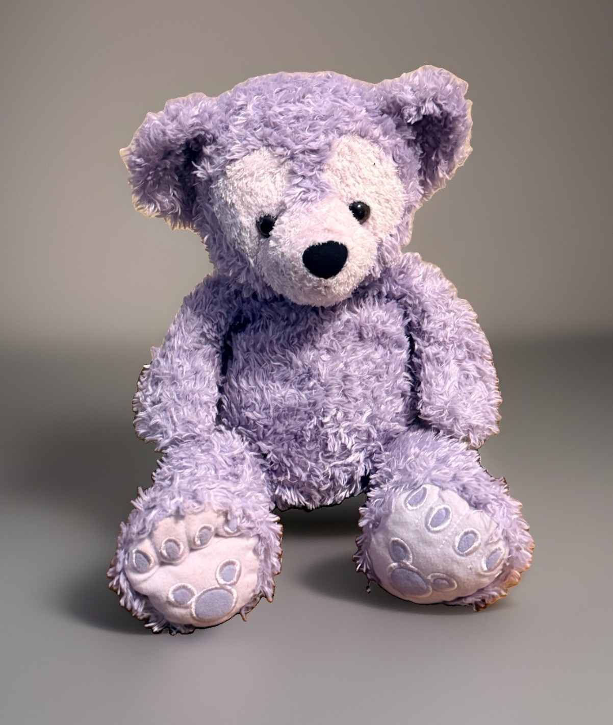 Rare Disney Disneyland Resort Pre-Duffy Bear Hidden Mickey Plush Purple Lavender