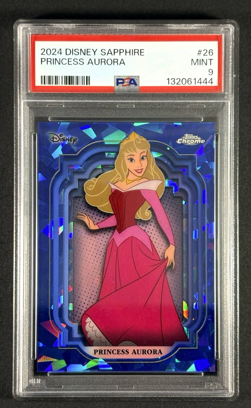2024 Topps Chrome Disney Sapphire Edition Princess Aurora #26 PSA 9 MINT 2024 Topps Chrome Disney Sapphire Edition Princess Aurora #26 PSA 9 MINT