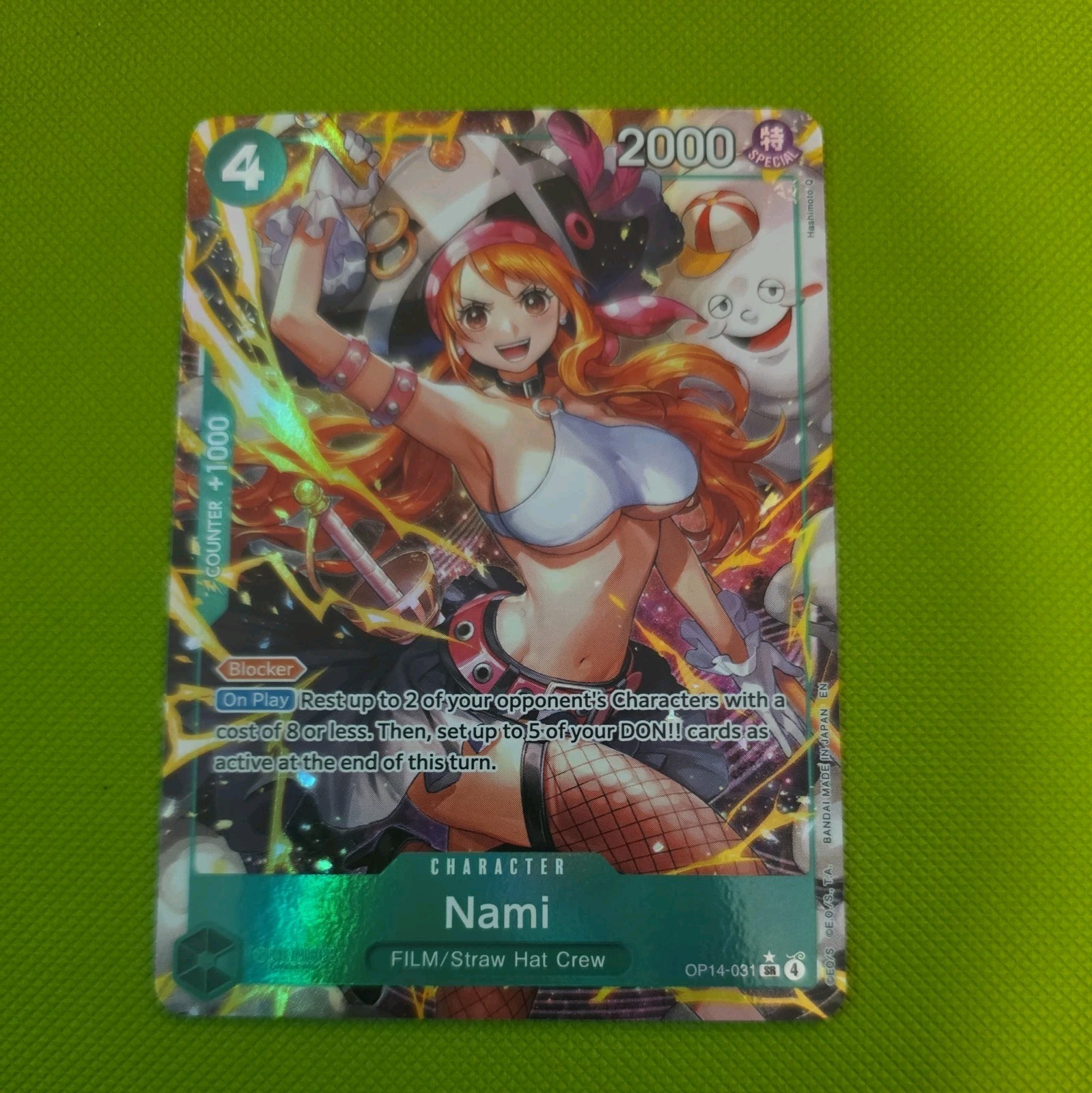 Nami SR Alt Art OP14-031 - OP14 The Azure Sea's Seven - One Piece TCG Nami SR Alt Art OP14-031 - OP14 The Azure Sea's Seven - One Piece TCG