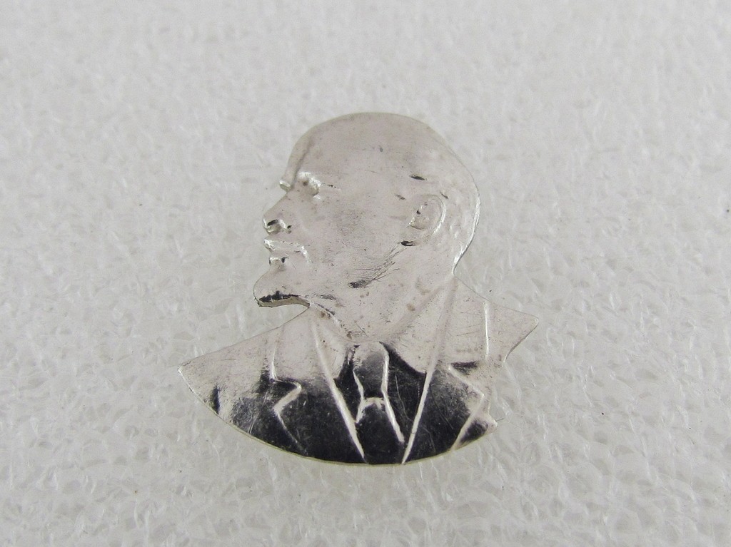 Lenin Vintage USSR Russia 100% Original 2.72 grams Platinum Head for Order Lenin