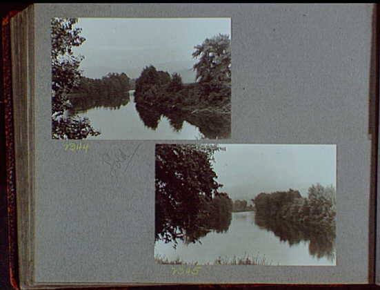 Photo:1919-1920 River Lake Views Trees Reflection Landscape Prints Photo:1919-1920 River Lake Views Trees Reflection Landscape Prints