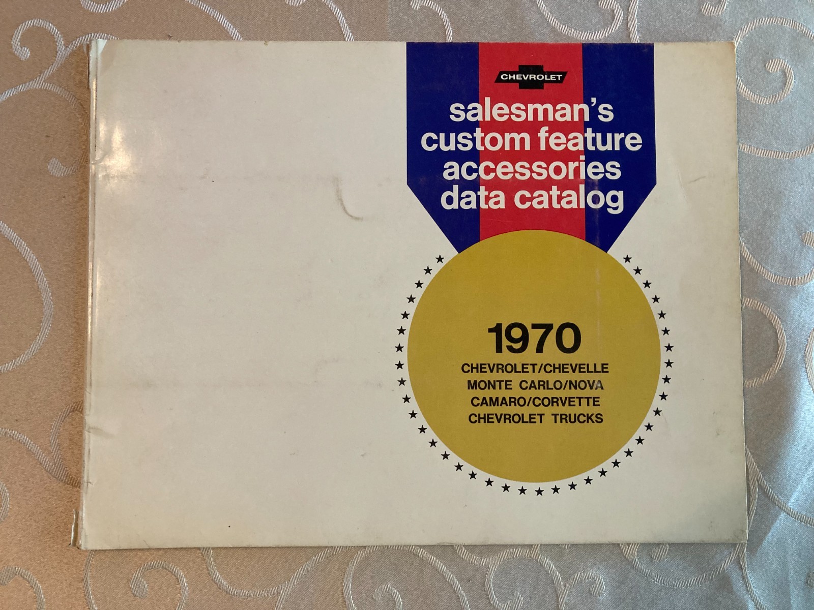 Rare Original 1970 Chevrolet Salesman’s Custom Feature Accessories Data Catalog Rare Original 1970 Chevrolet Salesman’s Custom Feature Accessories Data Catalog