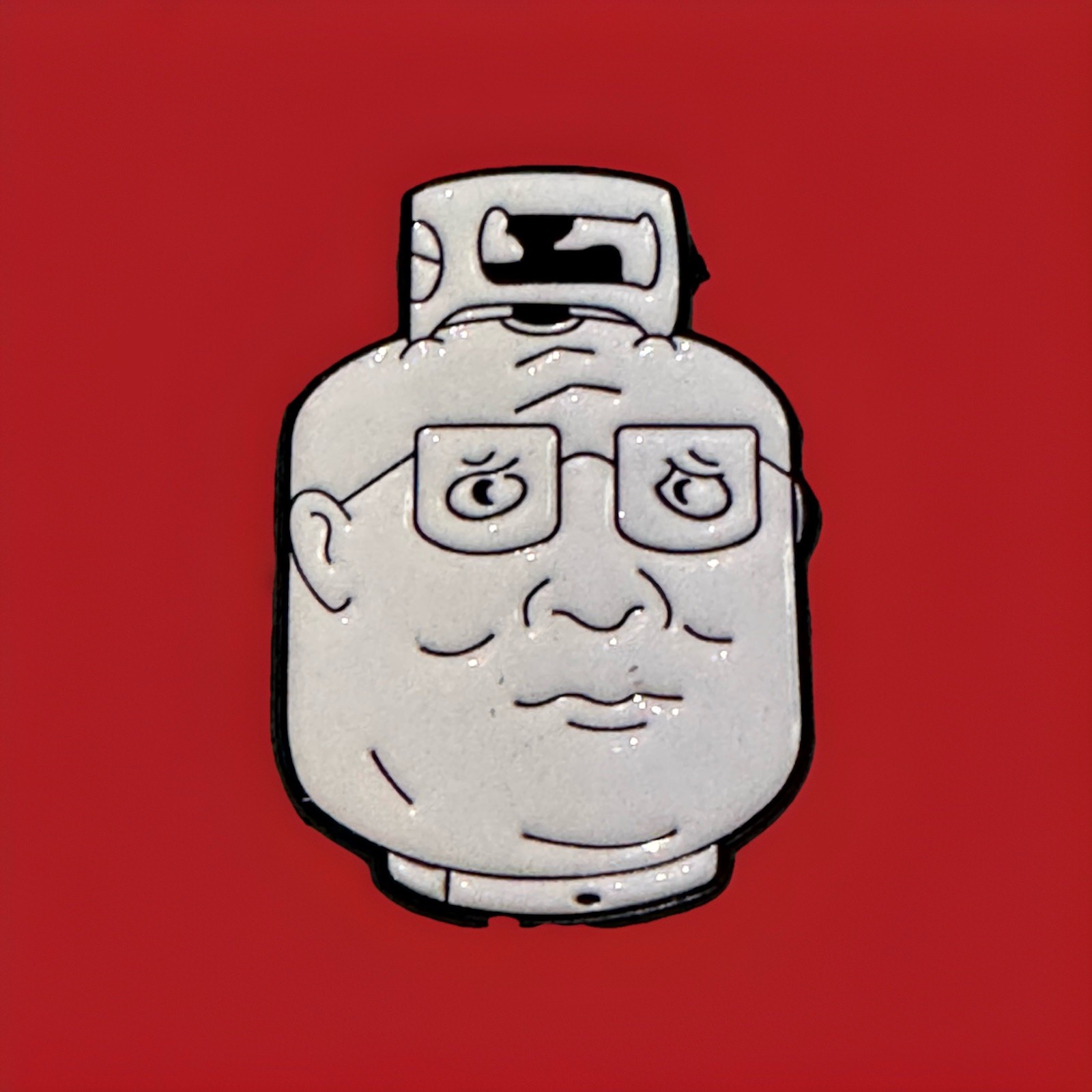 Hank Hill Propane Tank Pin Brooch King of the Hill New Strickland Propane Brooch