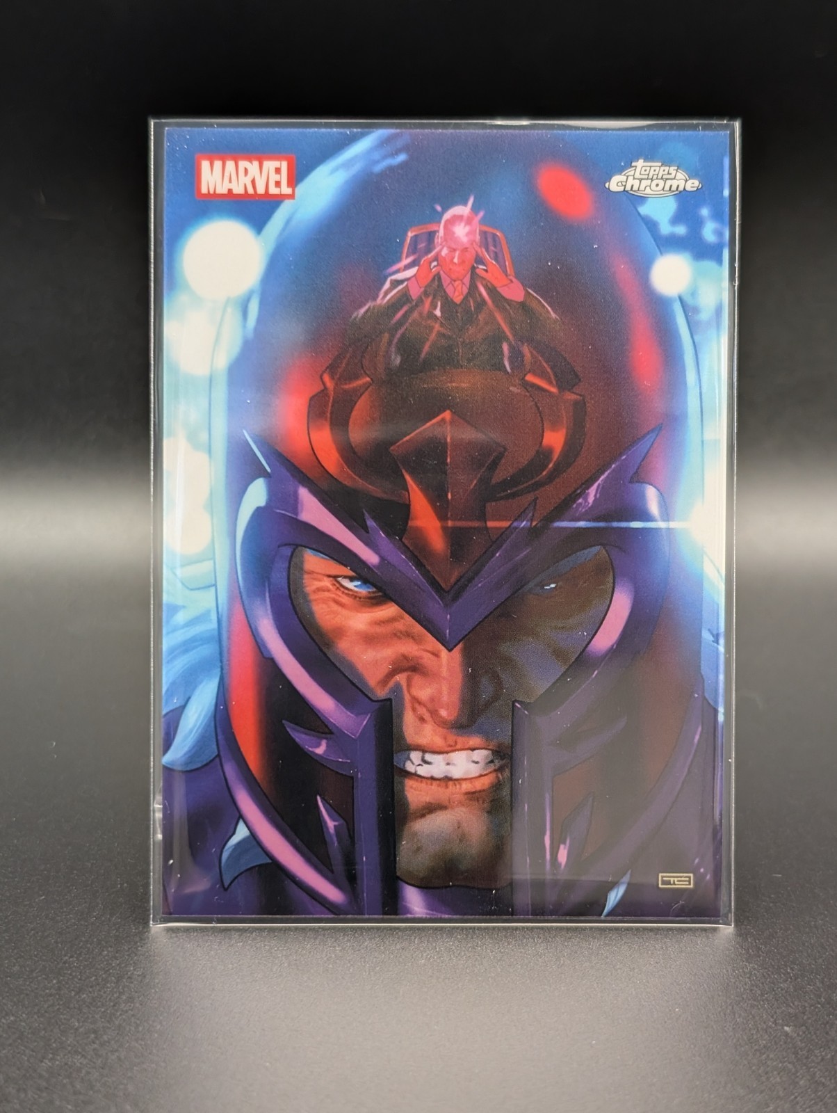 2025 Topps Marvel Studios Chrome MAGNETO vs PROFESSOR X Reflections SSP Case Hit 2025 Topps Marvel Studios Chrome MAGNETO vs PROFESSOR X Reflections SSP Case Hit