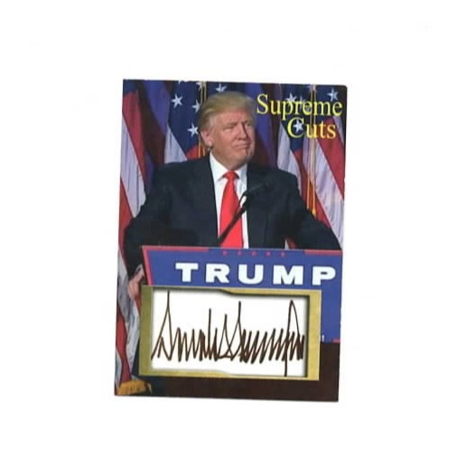 DONALD J. TRUMP Facsimile Autograph Limited Edition Card "SAMPLE" Custom card DONALD J. TRUMP Facsimile Autograph Limited Edition Card "SAMPLE" Custom card
