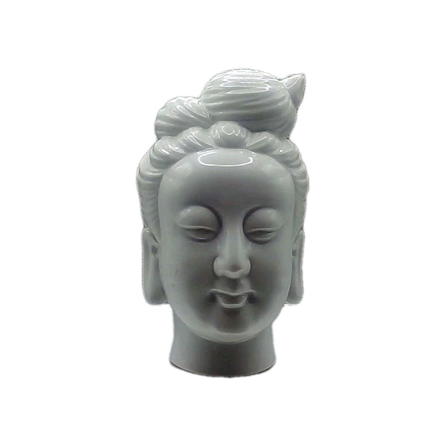 Vintage Japanese Kwan-Yin Porcelain Head Figurine 8.5"H Vintage Japanese Kwan-Yin Porcelain Head Figurine 8.5"H