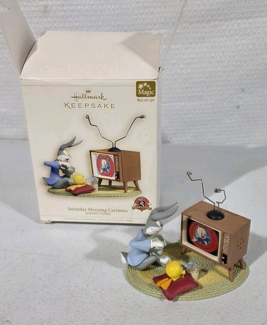 Hallmark Keepsake Ornament 2006 Looney Tunes Saturday Morning Cartoons Works Hallmark Keepsake Ornament 2006 Looney Tunes Saturday Morning Cartoons Works