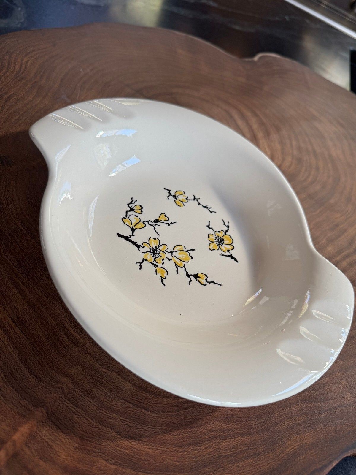 Vintage 1950s Marcrest Stetson Dixie Dogwood Ashtray