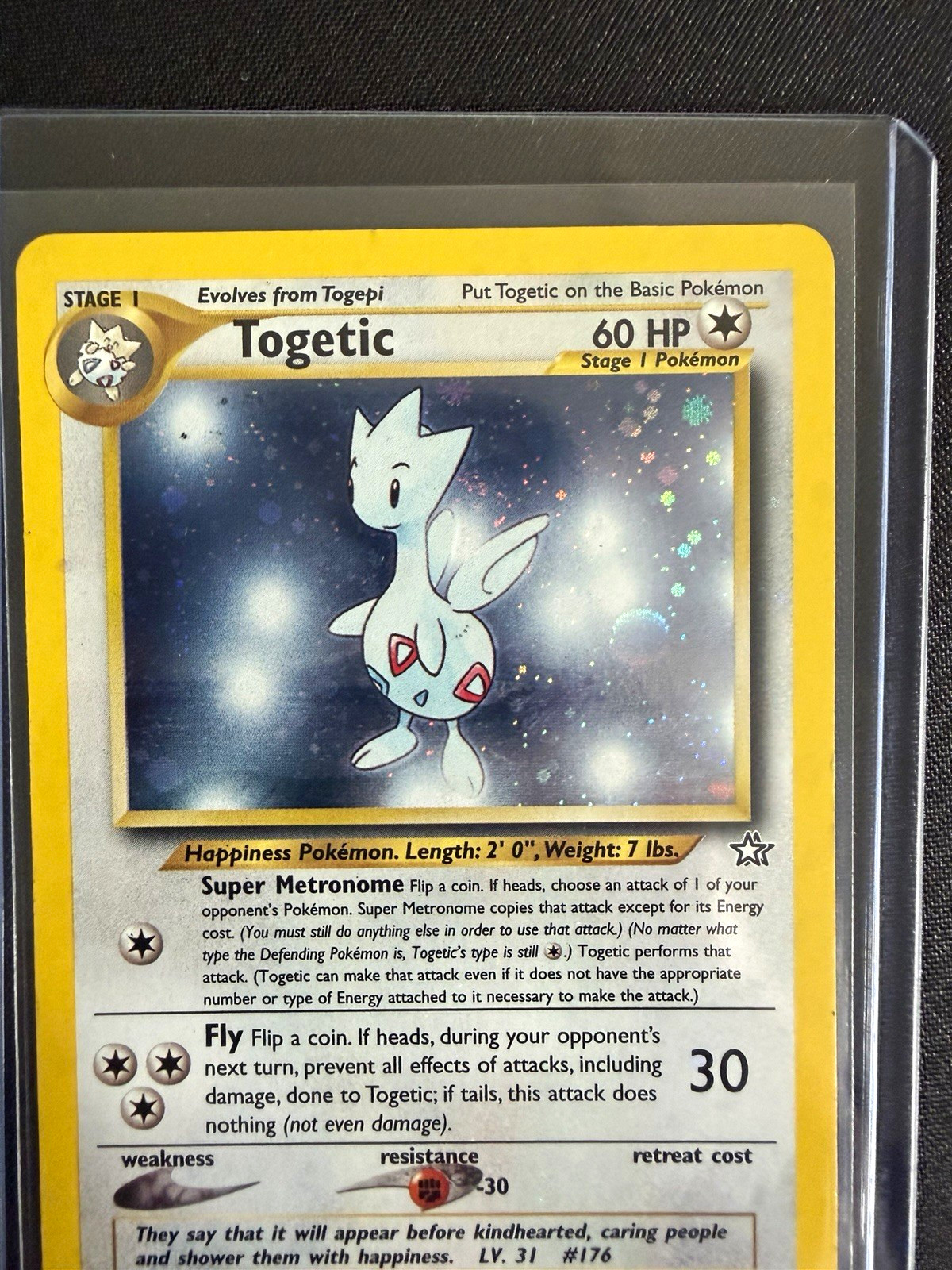 Pokémon Neo Genesis Togetic Holo 16/111 (2000) English Original Ken Sugimori Pokémon Neo Genesis Togetic Holo 16/111 (2000) English Original Ken Sugimori