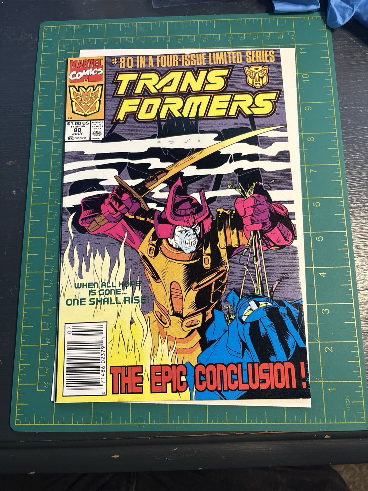 Transformers #80 Newsstand (Marvel 1991) Final Issue Very Scarce HTF