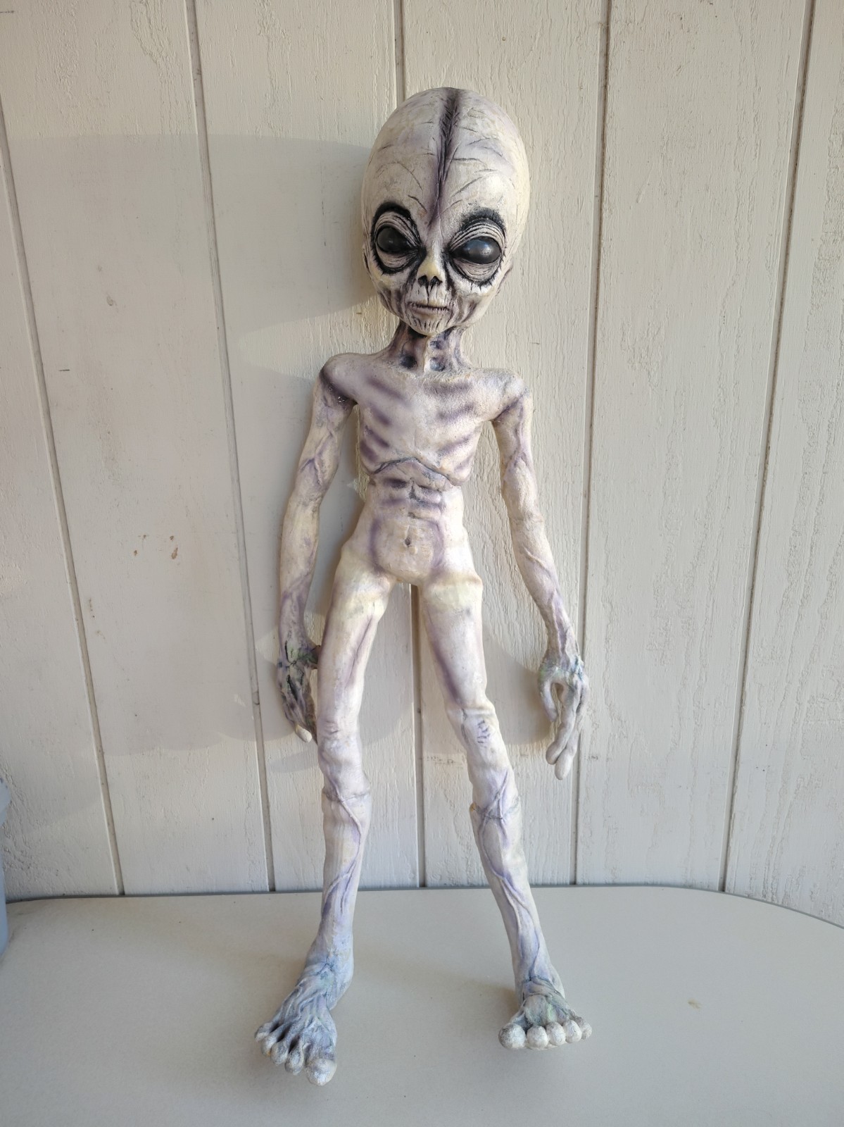 VTG Boyd Bushman Alien Prop Area 51 Life Size 36" Latex Rare Halloween Grail UFO VTG Boyd Bushman Alien Prop Area 51 Life Size 36" Latex Rare Halloween Grail UFO
