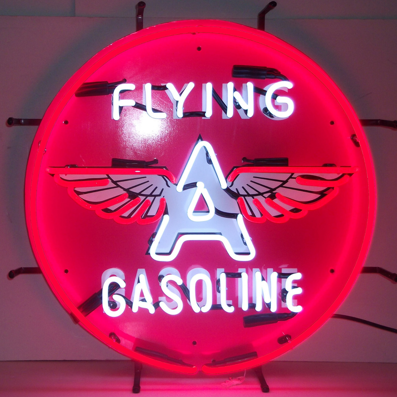 Neon Sign Flying A Tydol Gas Gasoline Oil wall lamp Garage light globe Aviation Neon Sign Flying A Tydol Gas Gasoline Oil wall lamp Garage light globe Aviation