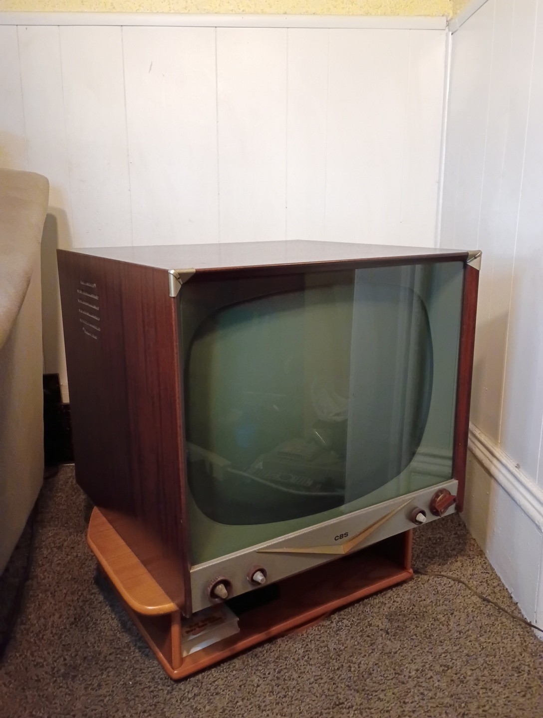 🔥RARE 1956 CBS COLUMBIA 3T615 19" TELEVISION CRT TV Great Condition Tube 🔥RARE 1956 CBS COLUMBIA 3T615 19" TELEVISION CRT TV Great Condition Tube