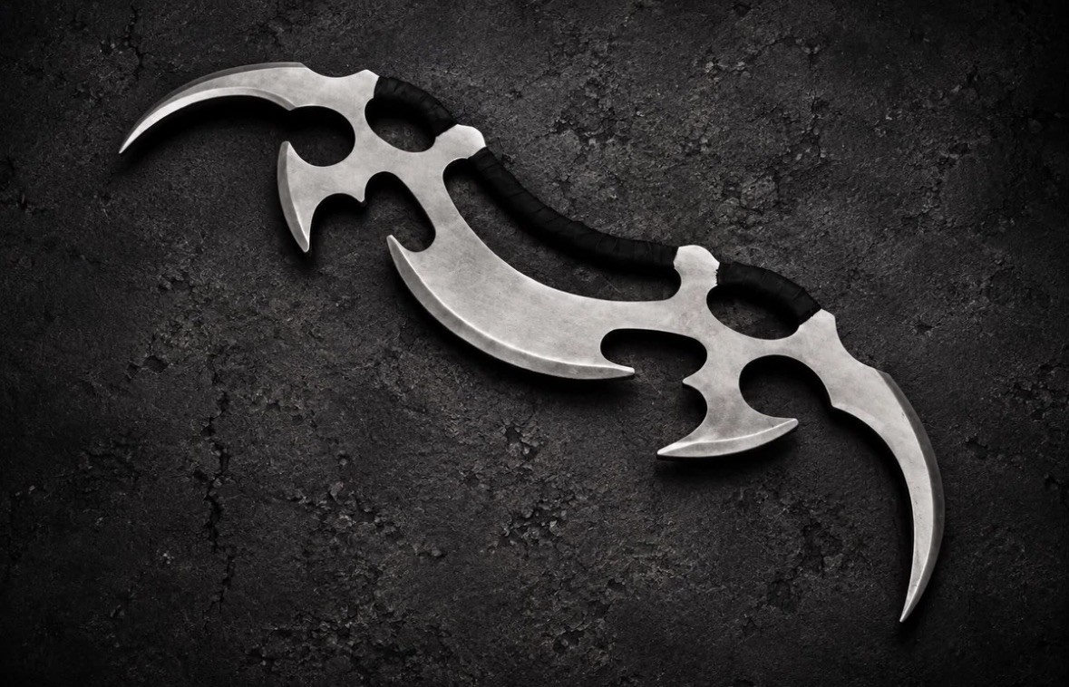 Handcrafted Klingon Bat’leth Replica – Curved Stainless Steel Fantasy Blade Handcrafted Klingon Bat’leth Replica – Curved Stainless Steel Fantasy Blade