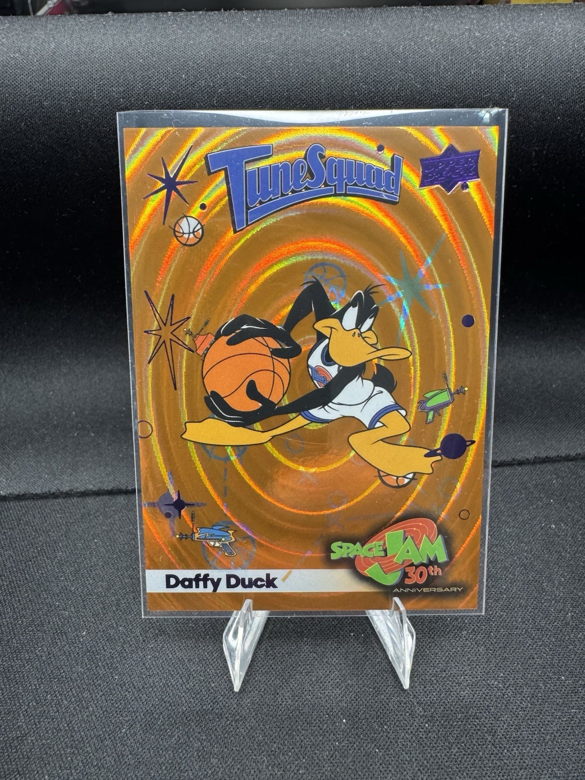 Upper Deck Space Jam 30th Anniversary Daffy Duck #1 Serial #05/96 Upper Deck Space Jam 30th Anniversary Daffy Duck #1 Serial #05/96