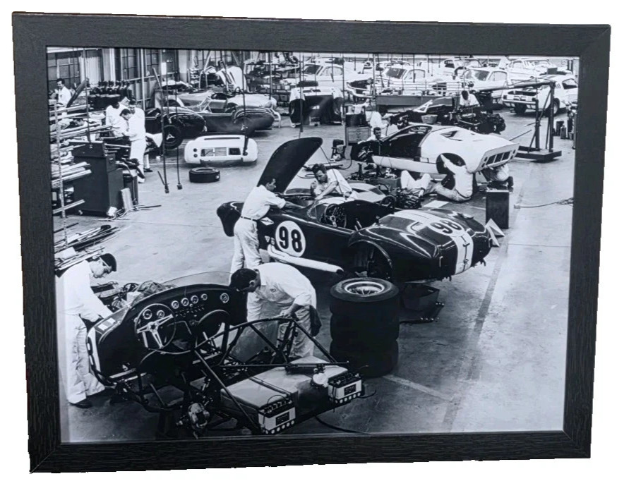 Framed 1965 Shelby Factory GT350 GT40 - Ready to Display 11x8.5 Framed 1965 Shelby Factory GT350 GT40 - Ready to Display 11x8.5