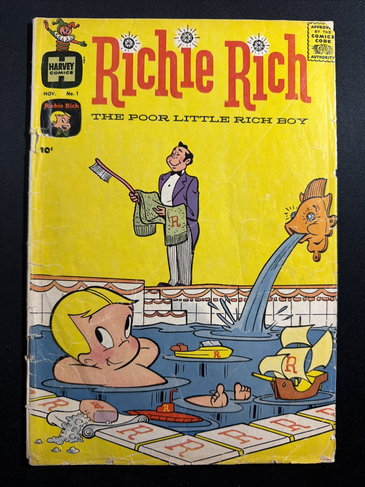 Richie Rich #1 1960 Harvey Publications 1st Print Little Dot Silver Age Good Richie Rich #1 1960 Harvey Publications 1st Print Little Dot Silver Age Good