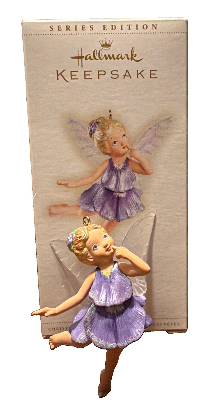 Hallmark Pansy Fairy Ornament 2006 Fairy Messengers Series 2 Purple QX2563 Hallmark Pansy Fairy Ornament 2006 Fairy Messengers Series 2 Purple QX2563