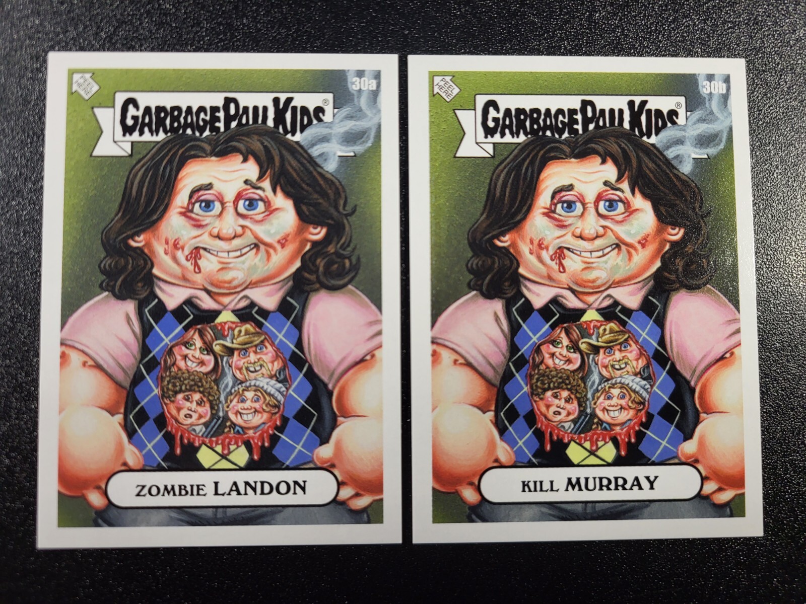 Zombieland Movie Bill Murray Woody Harrelson Spoof 2023 Garbage Pail Kids 2 Card Zombieland Movie Bill Murray Woody Harrelson Spoof 2023 Garbage Pail Kids 2 Card