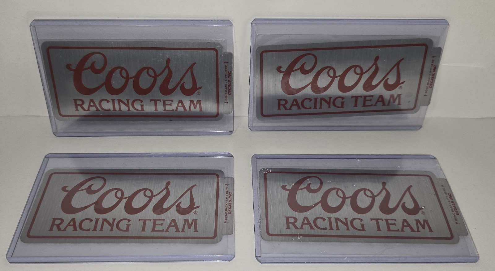 Vintage Coors Racing Team Foil Decal Sticker 2 1/4"x 4 5/8" NOS Vintage Coors Racing Team Foil Decal Sticker 2 1/4"x 4 5/8" NOS
