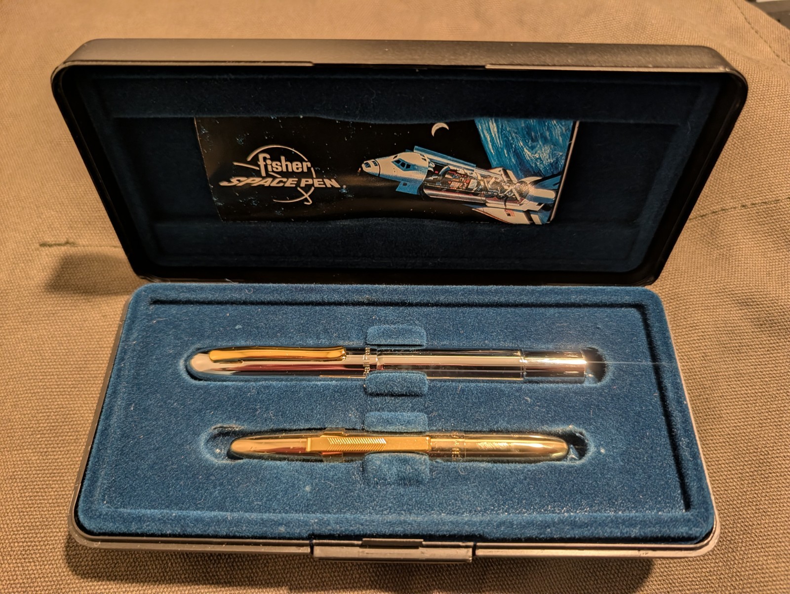 Fisher Space Pen - Millennium/Y2K - Refillable. with golden Bullet Pen Fisher Space Pen - Millennium/Y2K - Refillable. with golden Bullet Pen