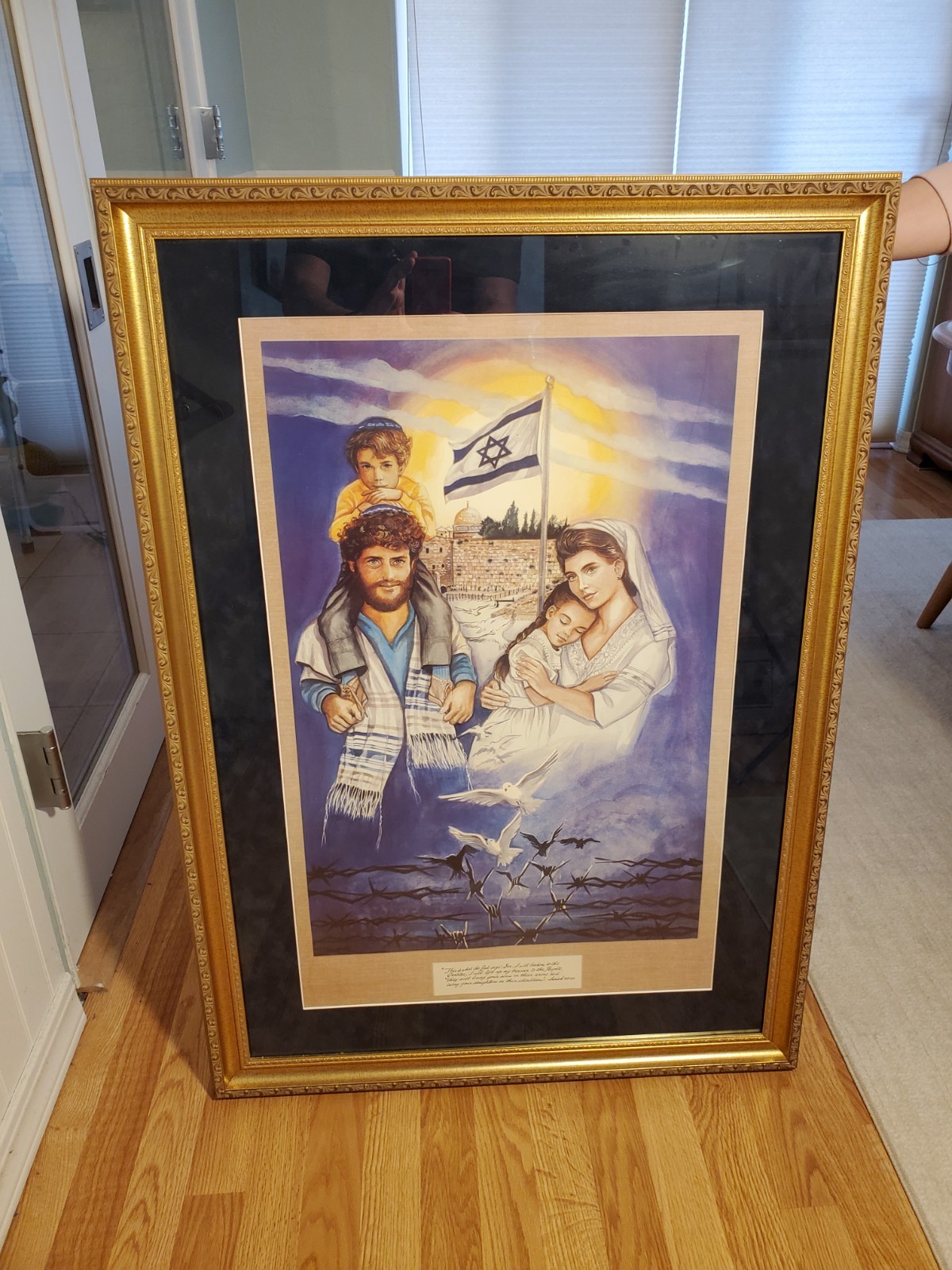 LOOK Large Judaica/Hebrew Roots/Messianic painting Signed Andy Davenport 1991 LOOK Large Judaica/Hebrew Roots/Messianic painting Signed Andy Davenport 1991