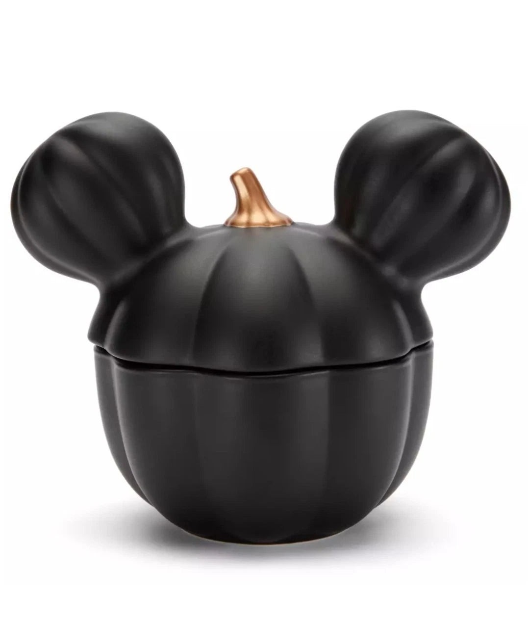 Disney Parks 2025 Home Halloween Mickey Mouse Ear Ceramic Pumpkin Bowl Jar Disney Parks 2025 Home Halloween Mickey Mouse Ear Ceramic Pumpkin Bowl Jar