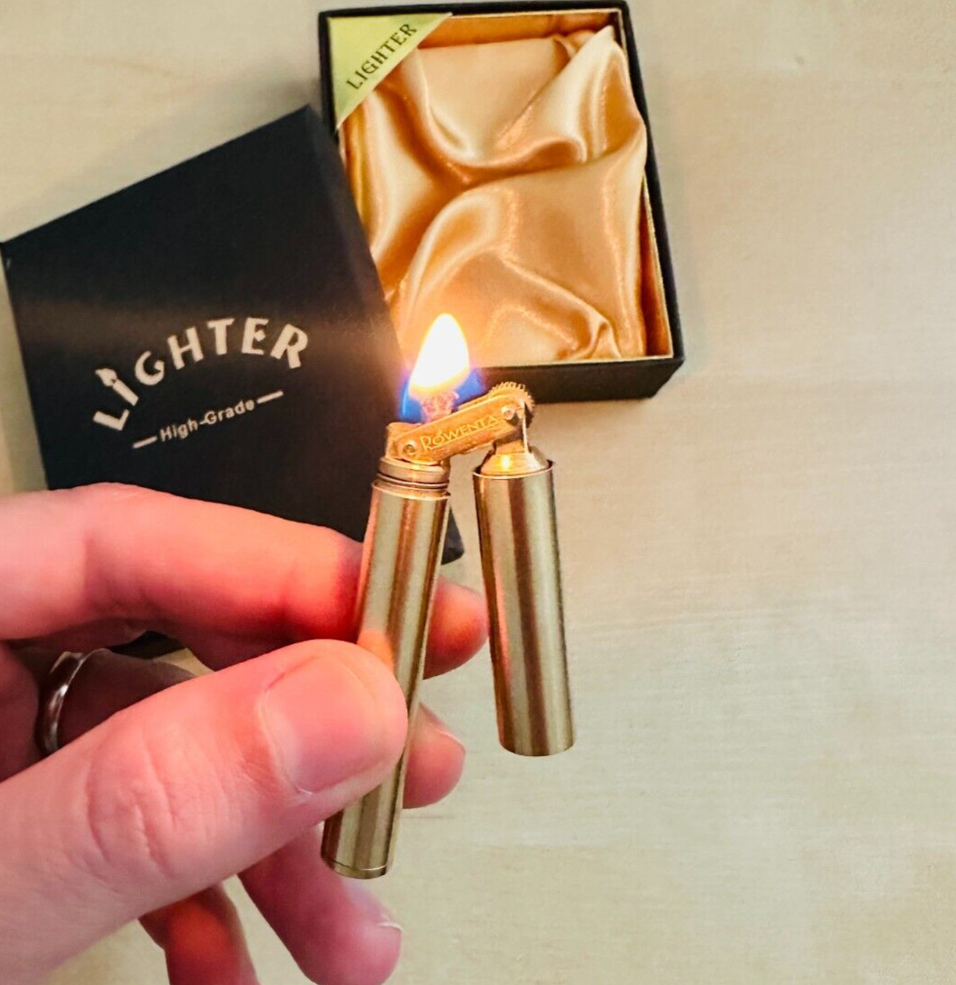 Windproof Brass Kerosene Lighter - Vintage Brass Stick Lighter for Outdoor Windproof Brass Kerosene Lighter - Vintage Brass Stick Lighter for Outdoor