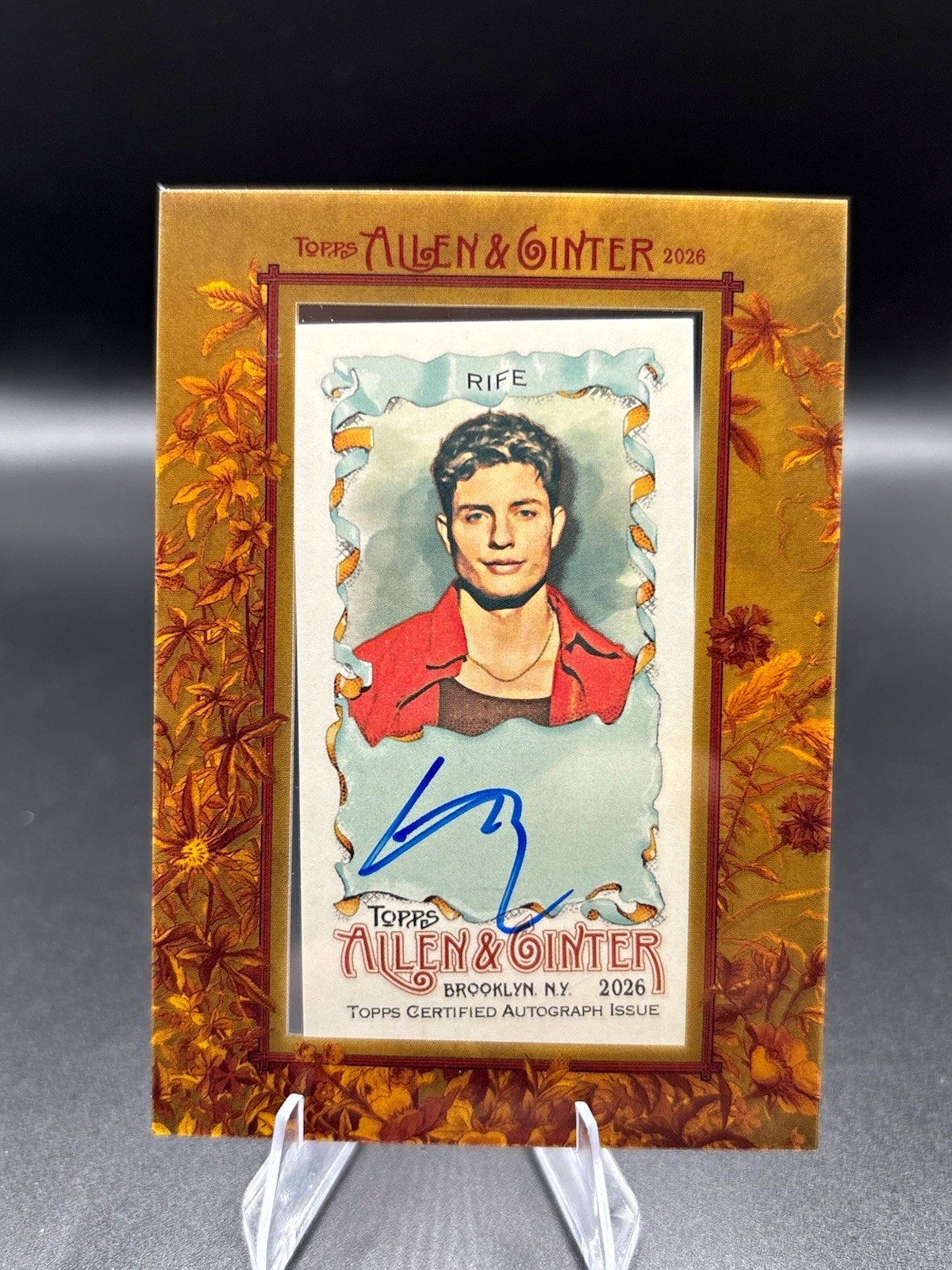 Topps 2026 Allen & Ginter Matt Rife Framed Mini Auto MA-RI Topps 2026 Allen & Ginter Matt Rife Framed Mini Auto MA-RI