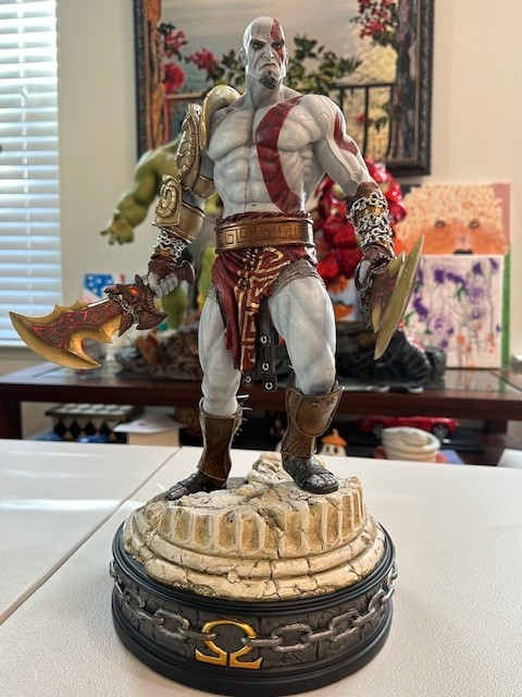 God of War Kratos Statue - Sideshow Collectibles - RARE Sample Edition God of War Kratos Statue - Sideshow Collectibles - RARE Sample Edition