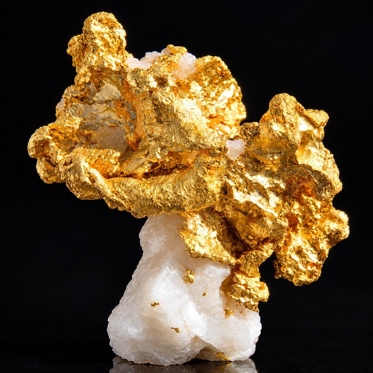 Native Precious Gold Minerals On Matrix Pilbara, Western Australia Native Precious Gold Minerals On Matrix Pilbara, Western Australia