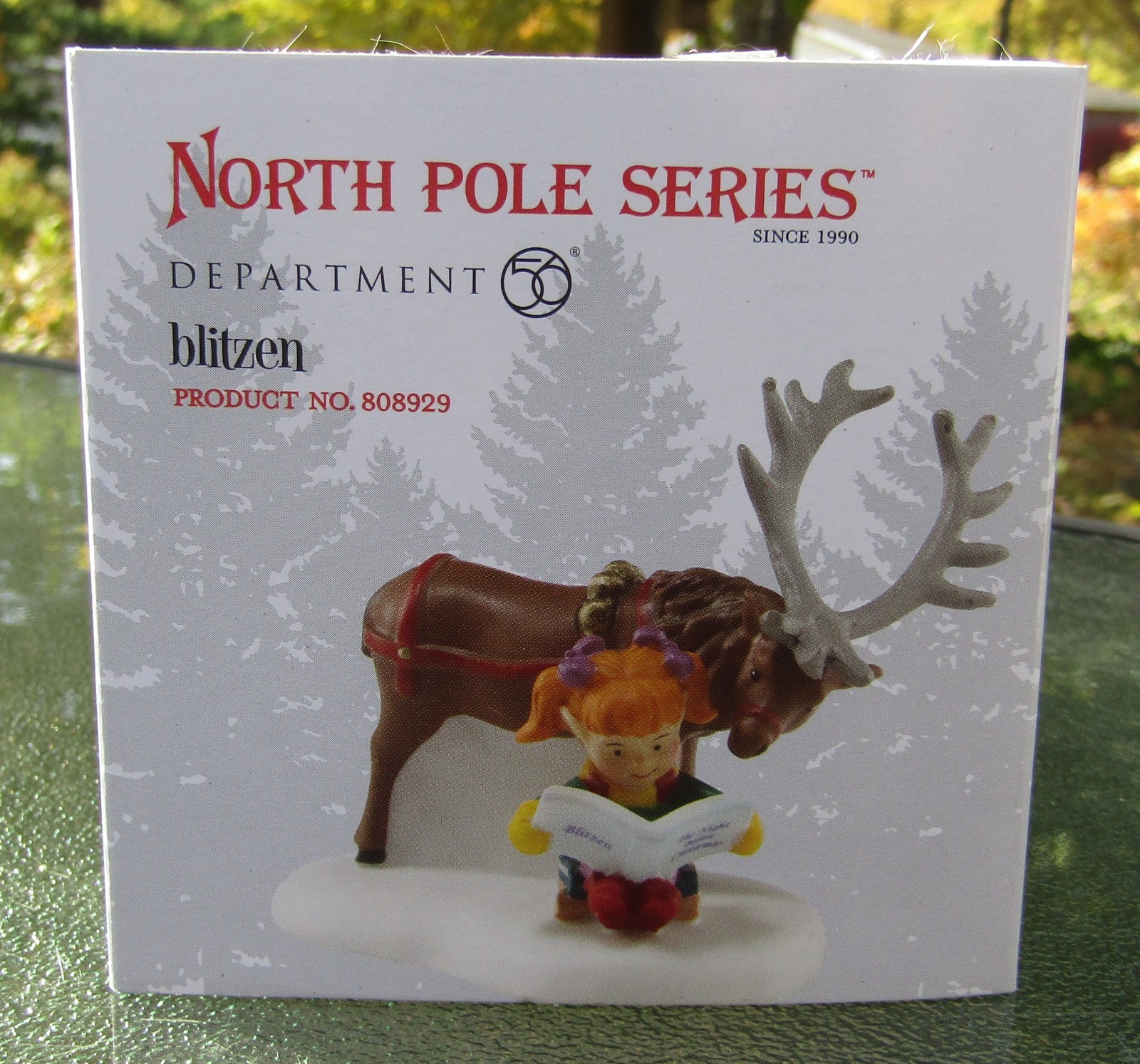 2011 Department 56 North Pole Series #808929 BLITZEN Reindeer Retired UNUSED nos 2011 Department 56 North Pole Series #808929 BLITZEN Reindeer Retired UNUSED nos