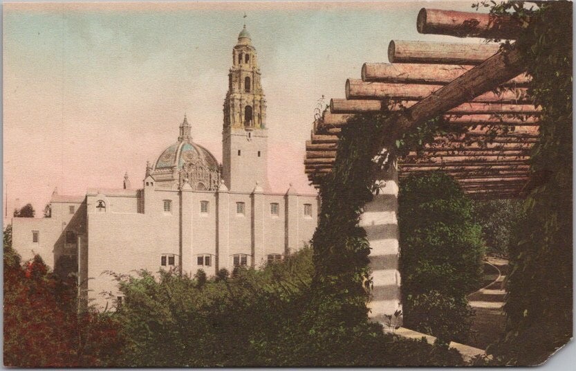 1915 PCE SAN DIEGO, California Hand-Colored Postcard "Looking into the Jungle" 1915 PCE SAN DIEGO, California Hand-Colored Postcard "Looking into the Jungle"