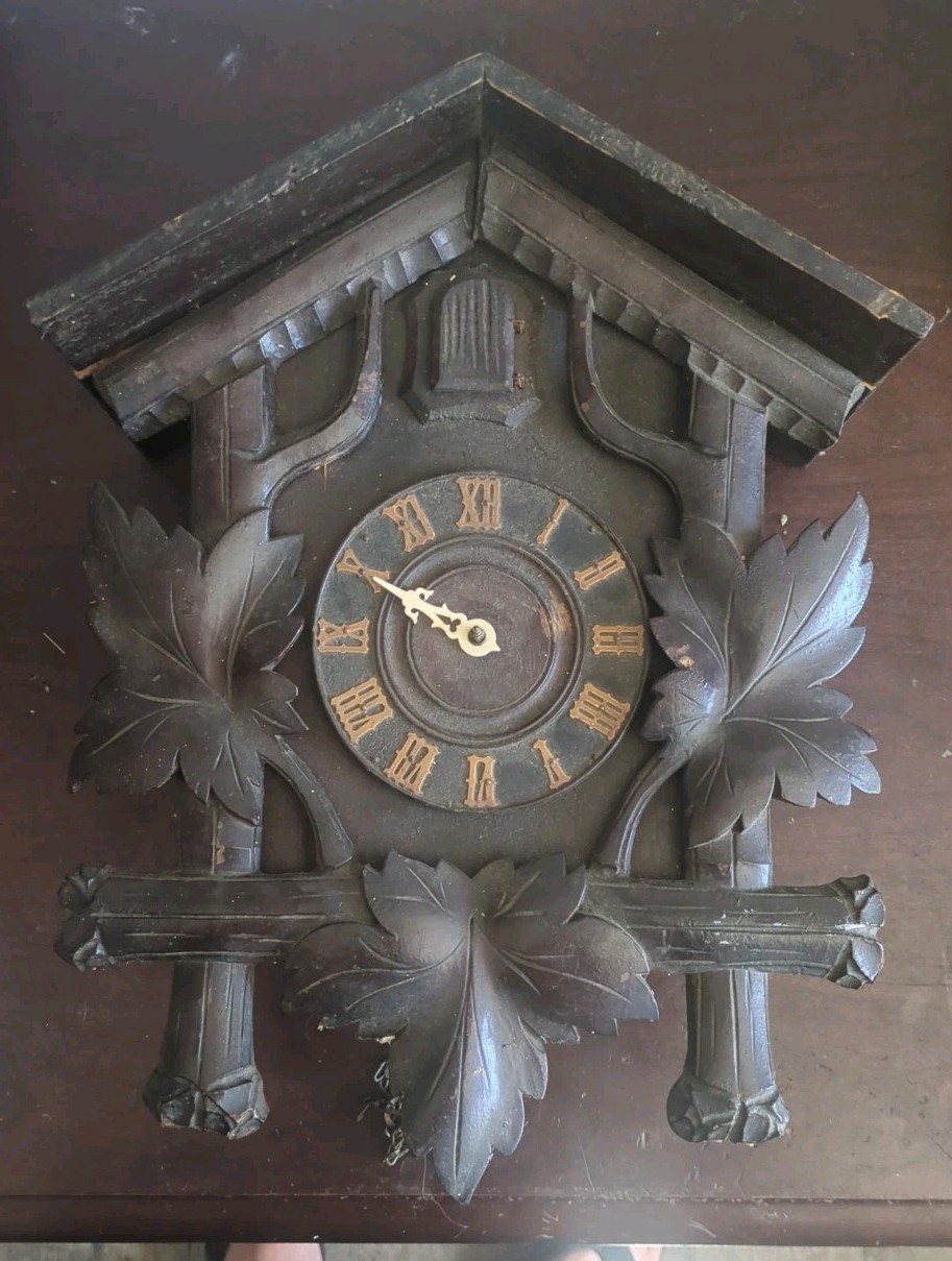 Rare Antique Sears & Roebuck German Cookoo For Salvage Parts Rare Antique Sears & Roebuck German Cookoo For Salvage Parts